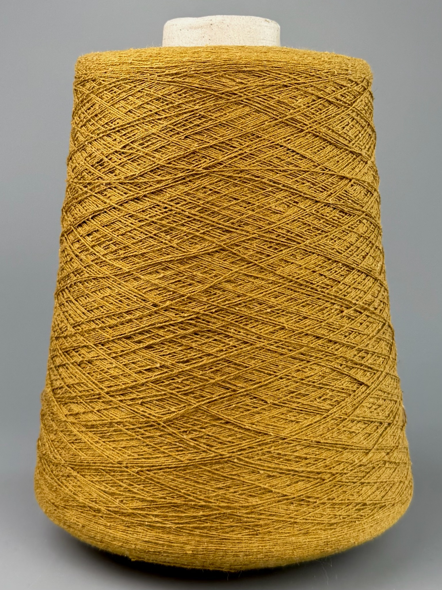 Toscano S.r.L. Art. Seta 854 Nm 2/30 – Filato seta, cotone, viscosa e lino col. Miele senape dorato 0940 foto 2